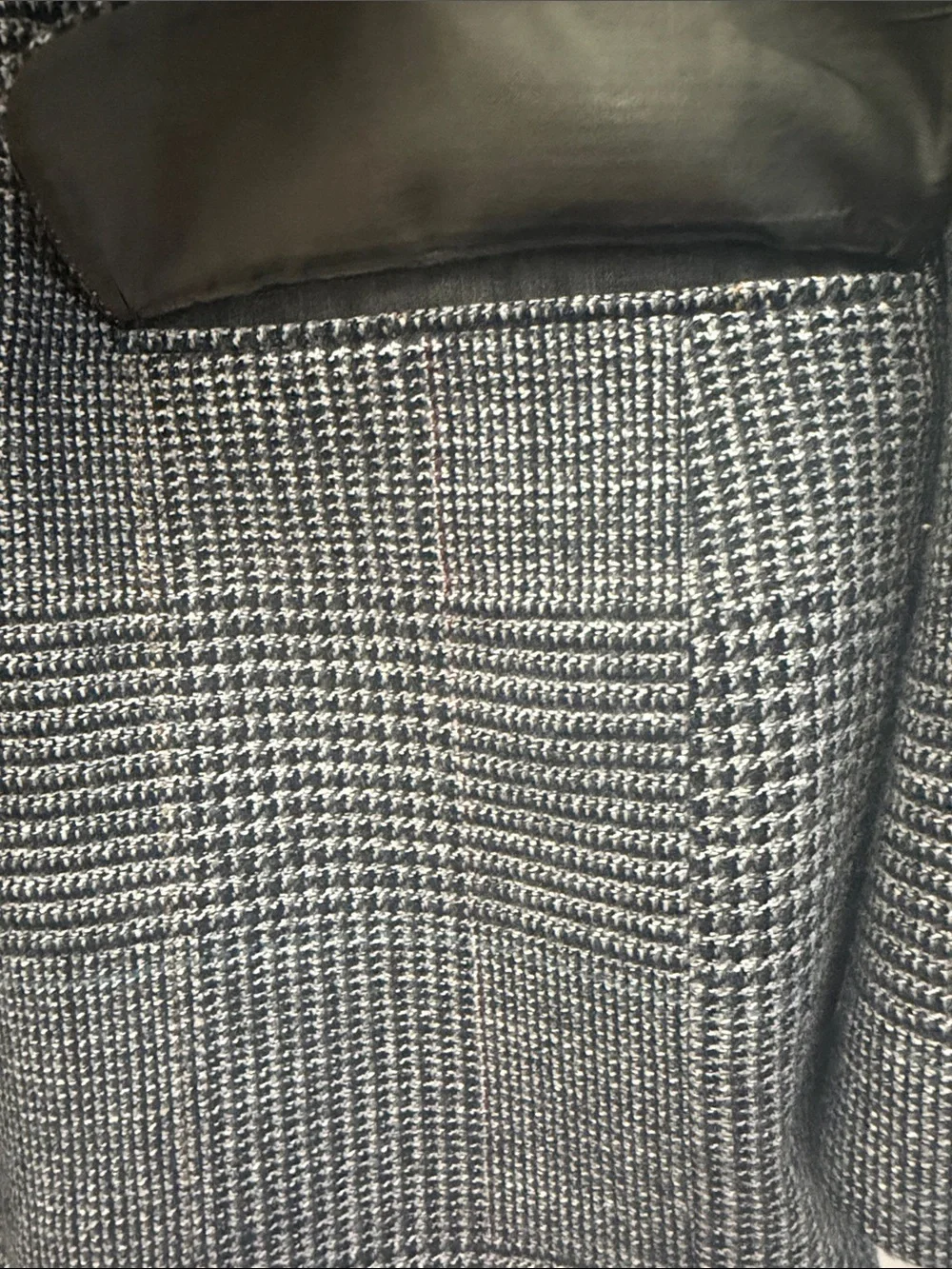 Evan Picone Gray Glen Plaid Double-Breasted Sport Coat